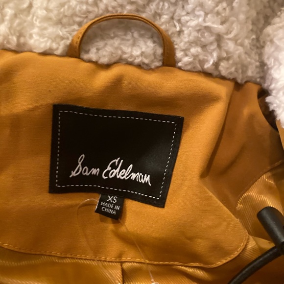 Sam Edelman Yellow Parka xs - Picture 2 of 3